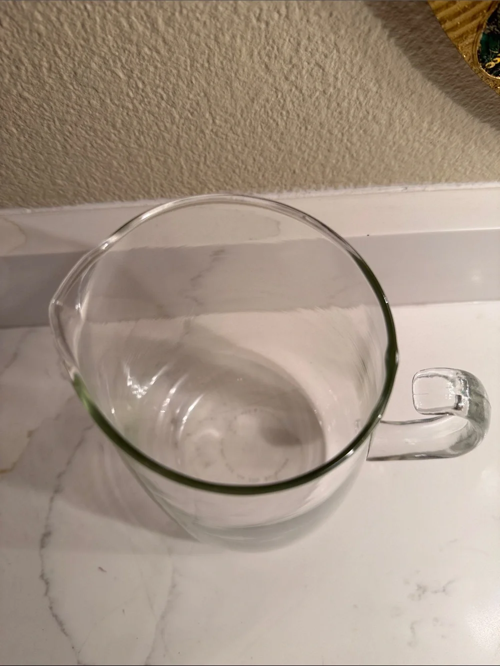 Vintage Pyrex Glass Pitcher Hot Cold